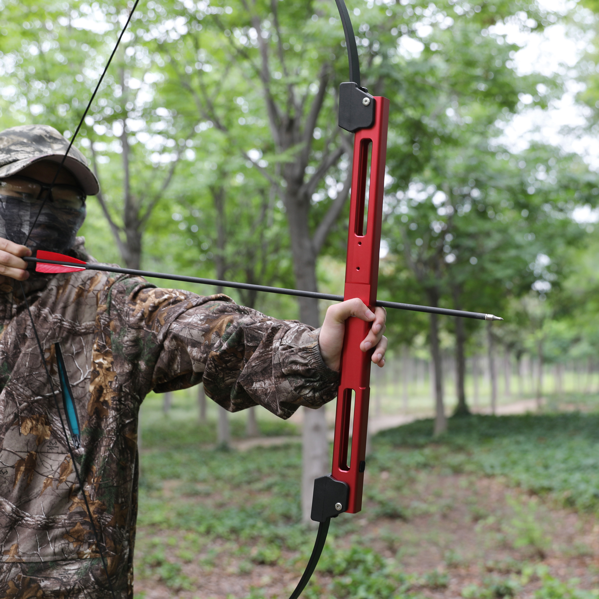 Archery Tactical Folding Bow 35-40lbs 24" Folded CNC Aluminum LH RH