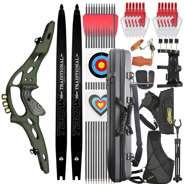 TBOW ILF Recurve Bow 62" 30-60lbs for American Hunting