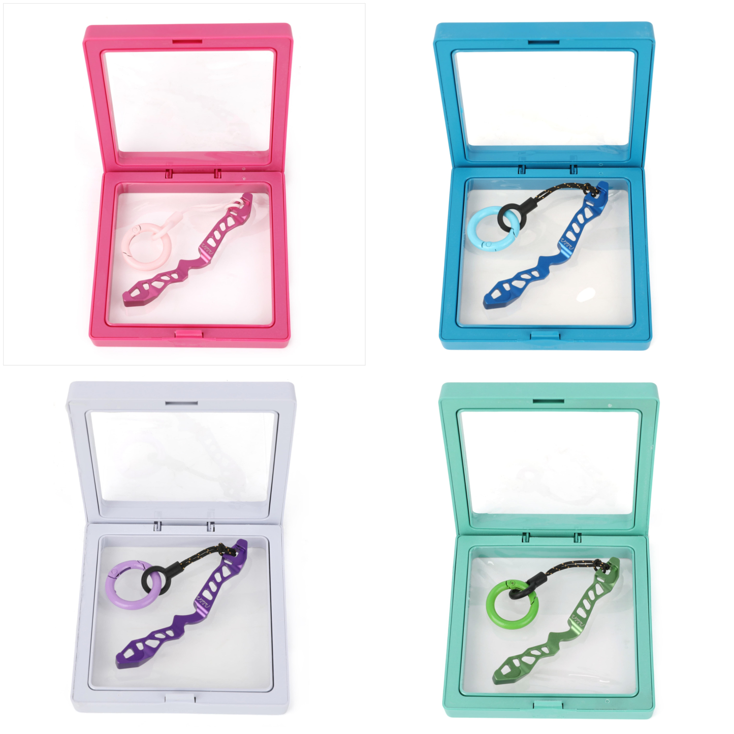 CNC Archery Keychain Miniature Recurve Bow Riser Design