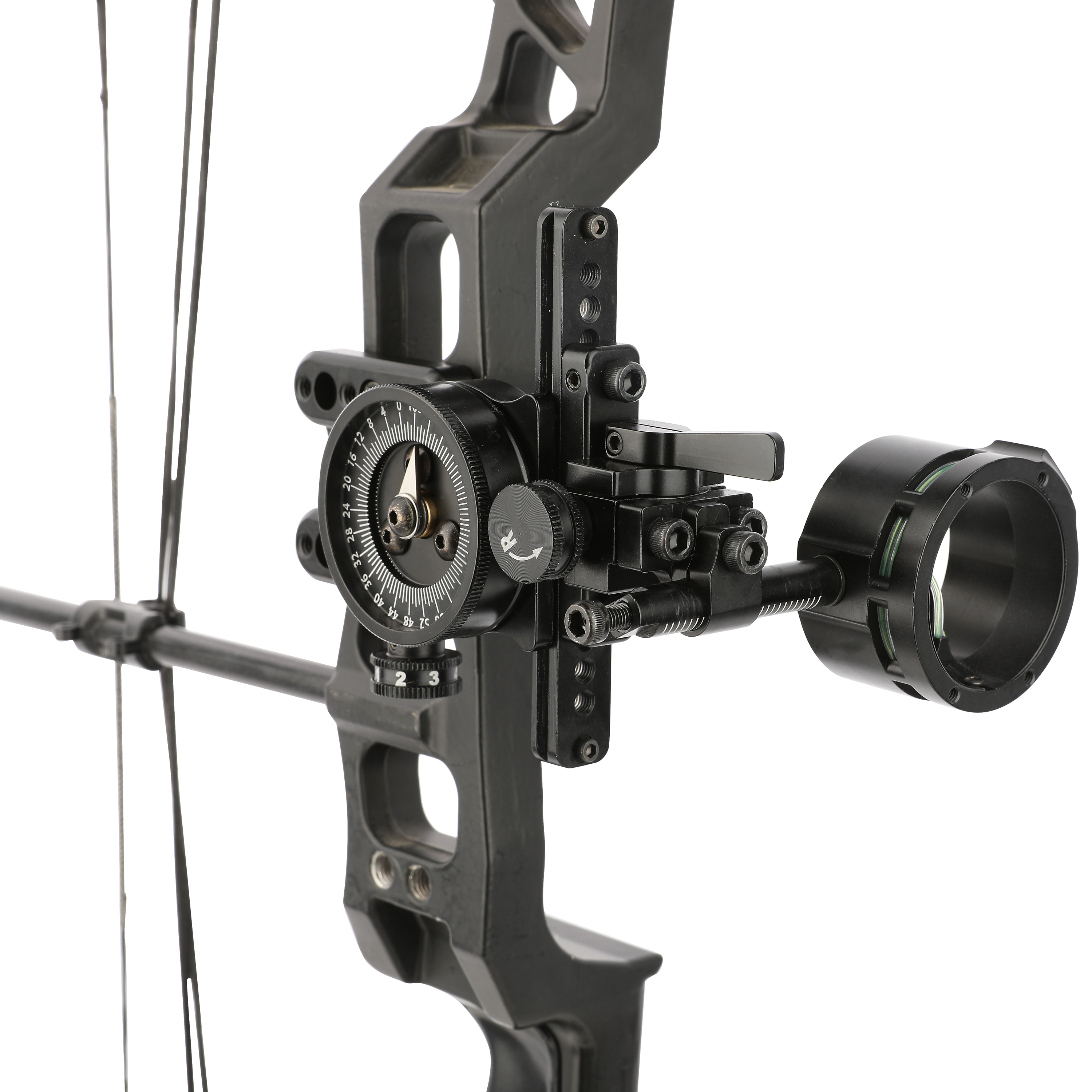 Fire Pig Single Pin Sight 0.019" Fiber Optic for Compound Bow