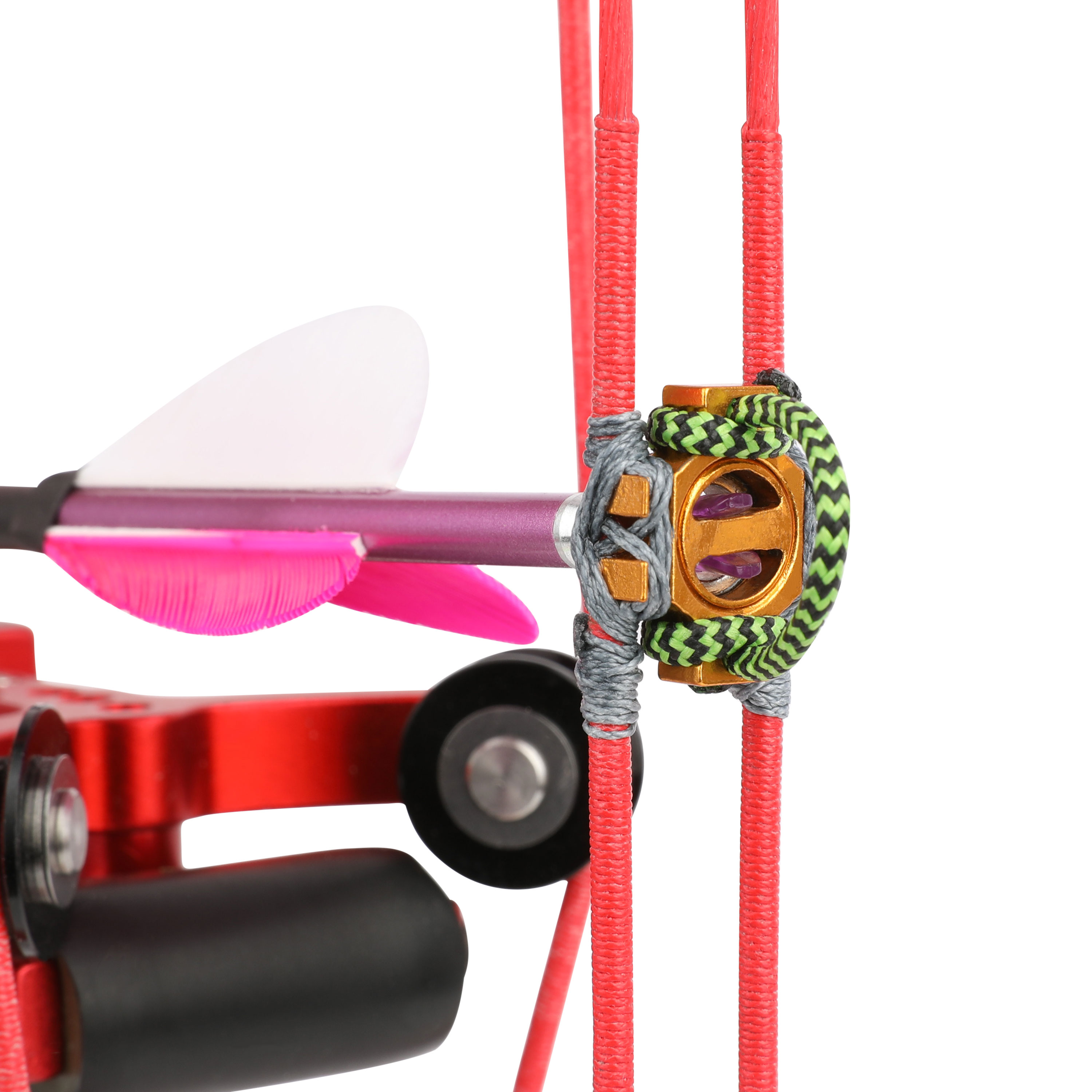 2pcs Magnetic Universal Arrow Rest, Gold Aluminum Alloy Dual-Purpose