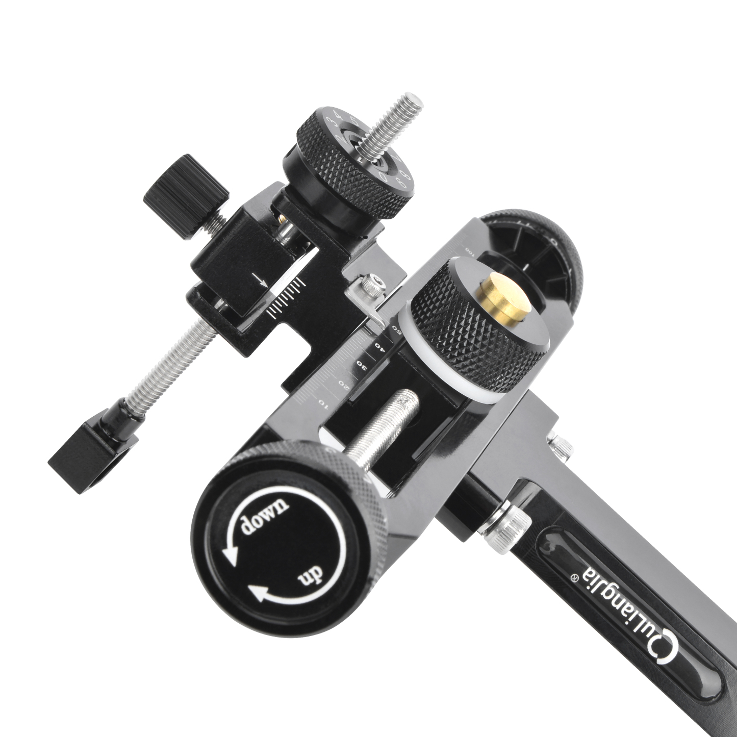 AKT-QT517B 9" Recurve Bow Sight, CNC Aluminum Target Sight