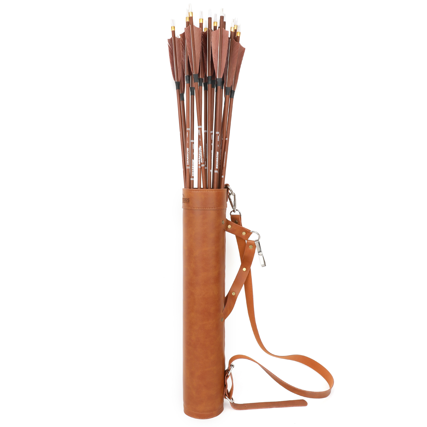 Traditional Leather Back Quiver Backpack Shoulder Adjustable