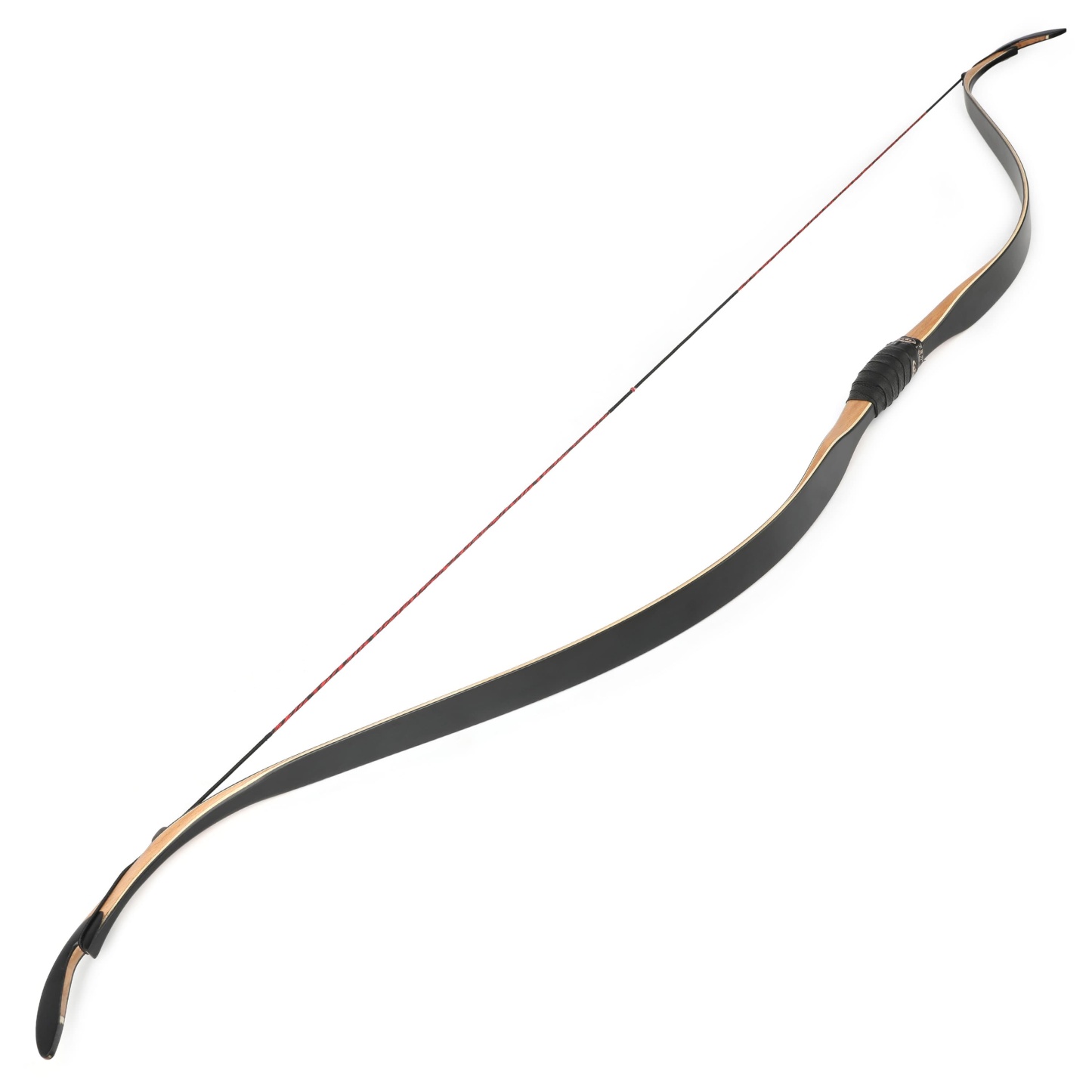 56" Archery Traditional Longbow Kit 20–45lbs RH/LH Laminated Bow