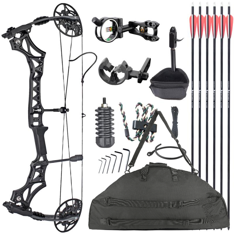 JUNXING M128 Compound Bow 30-70 lbs Adjustable Archery Hunting Target