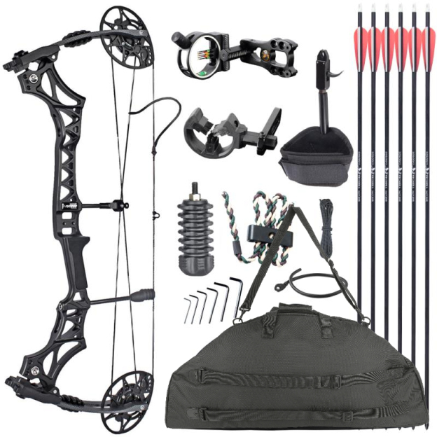 JUNXING M128 Compound Bow 30-70 lbs Adjustable Archery Hunting Target