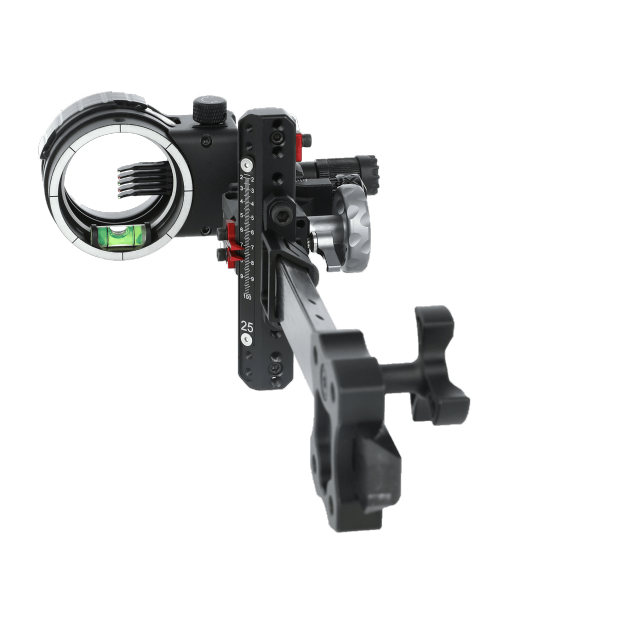 Topoint TX2650 Hunting Compound Bow Sight 5-Pin CNC Carbon Adjustable