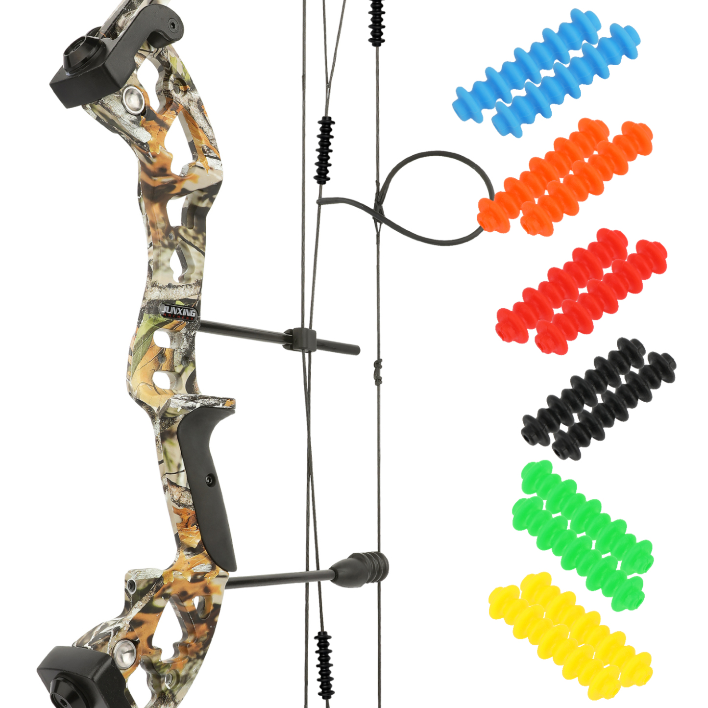 Silicone Bow String Stabilizer Noise Reduction for Compound Bows