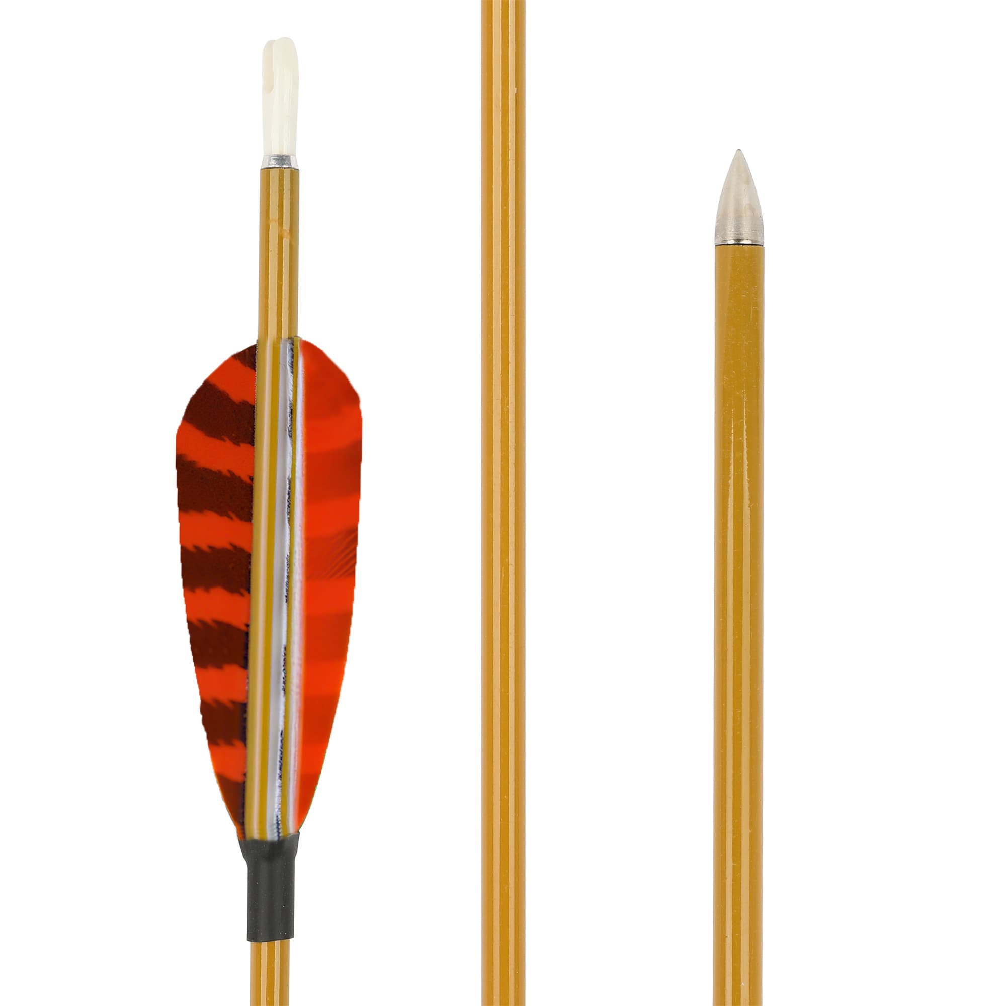 Mixed Carbon Arrows 32" 900 Spine Turkey Feather Target & Practice