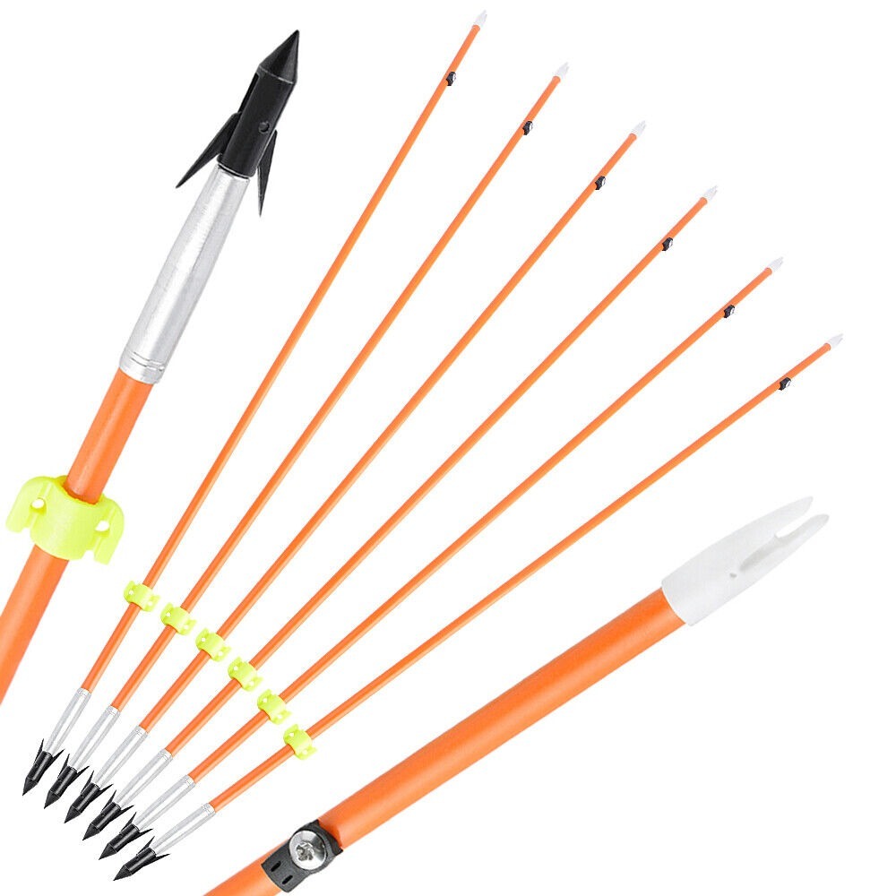 Bowfishing Arrow Archery Fishing Glue-on Nock Additional Screw