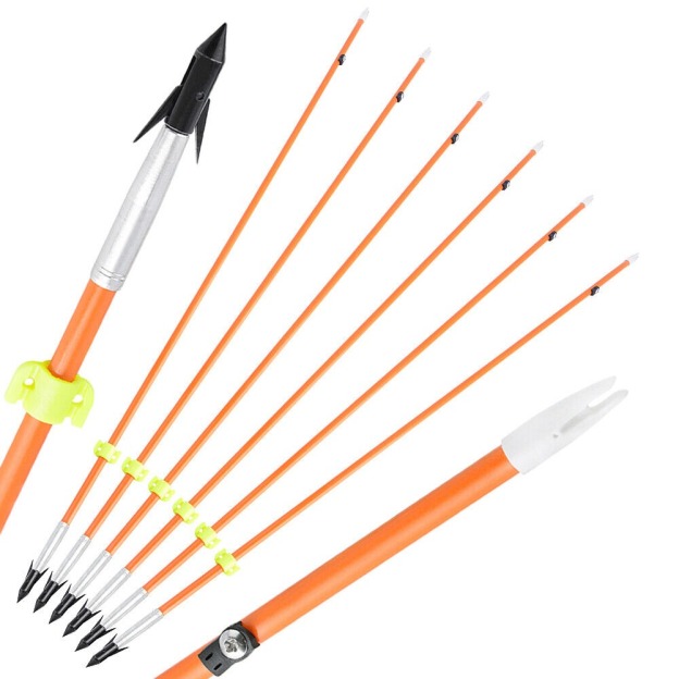 Bowfishing Arrow Archery Fishing Glue-on Nock Additional Screw