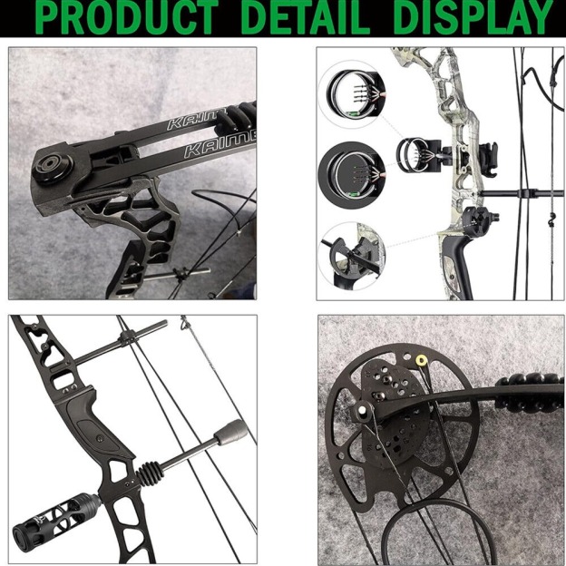 Hunting Compound Bow Arrows Set 30-70lbs Archery Shooting