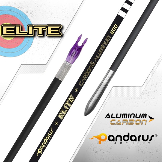 Pandarus ELITE X10 40T Carbon Aluminum Arrows .001" 3.2mm Target