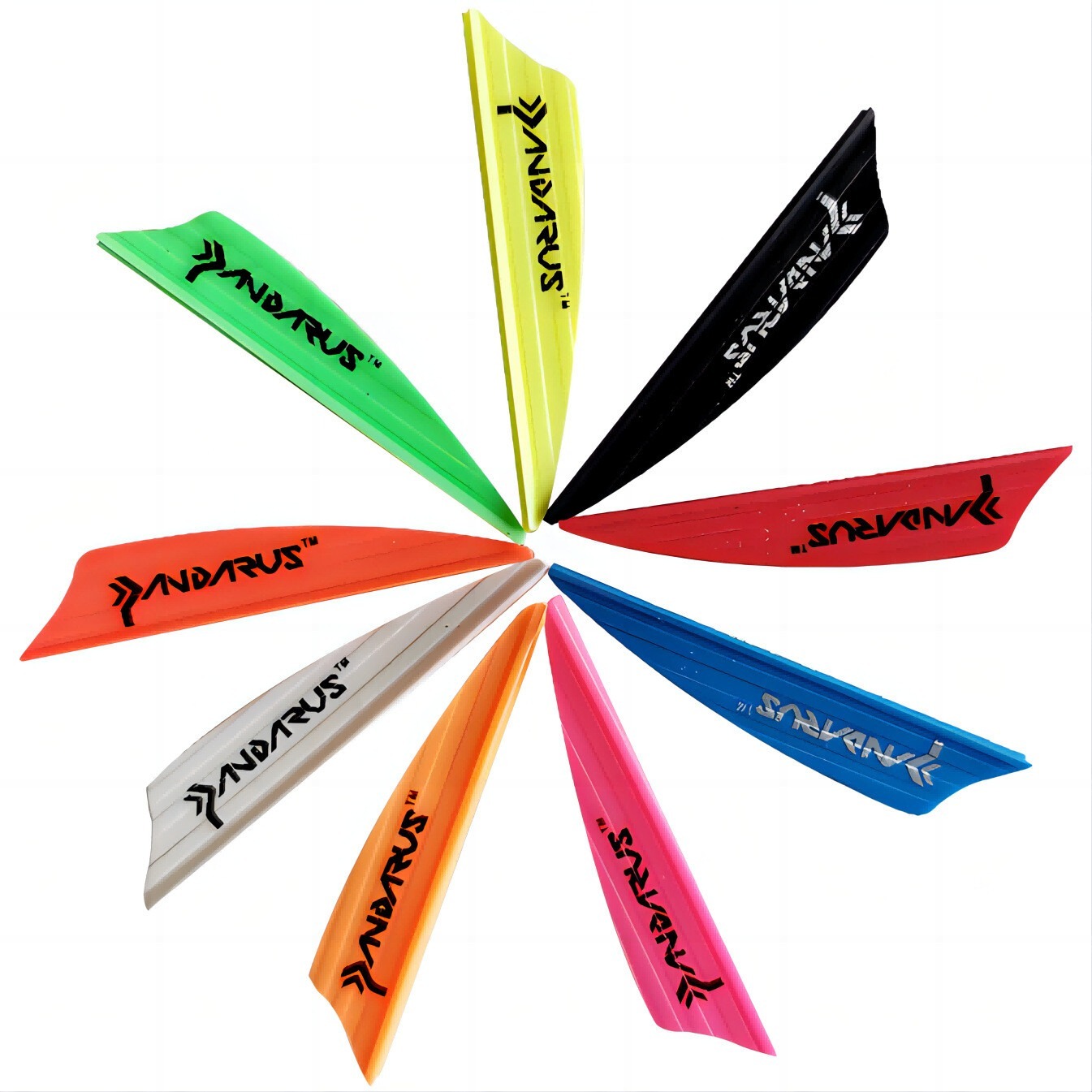 PANDARUS Air Groove Arrow Vanes 1.75" Shield Cut (50pcs)