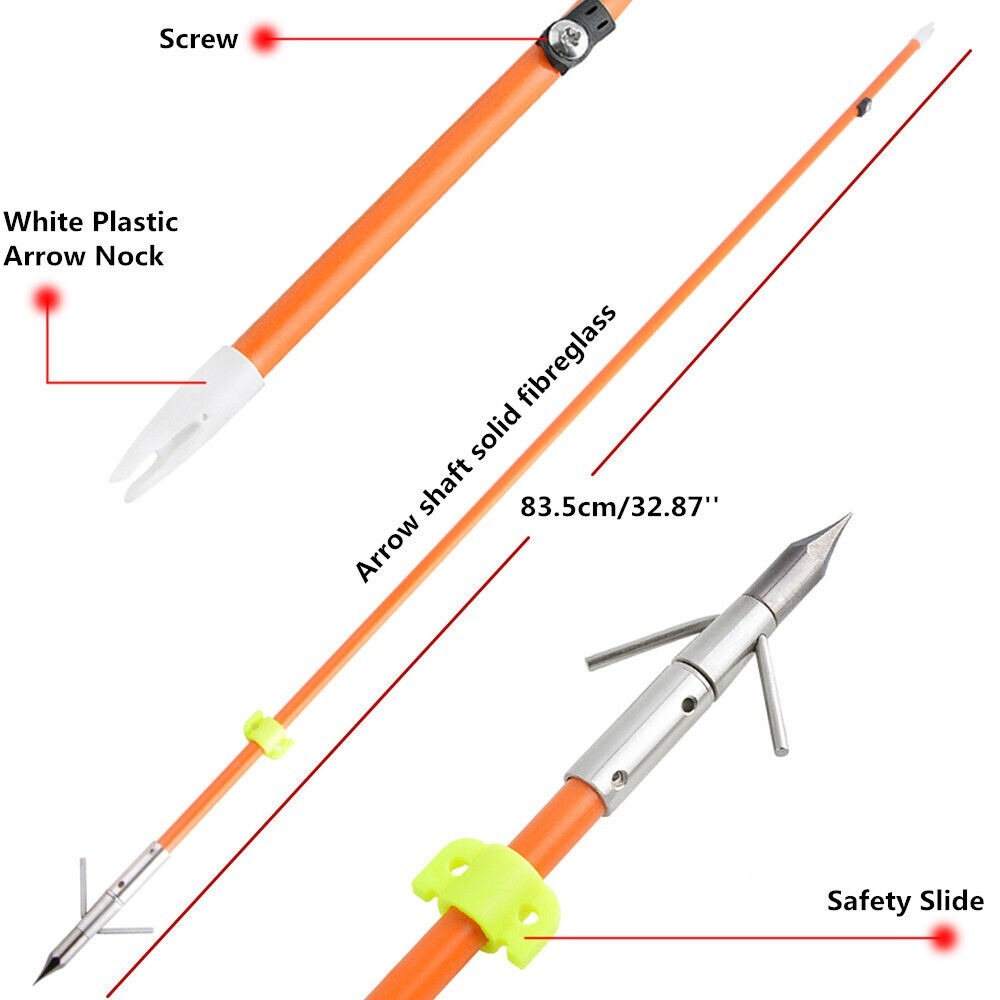 JUNXING M131 Compound Bow Fishing Set 30-55lbs Bowfishing RH LH
