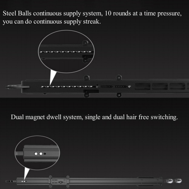 ROBIN KING Bow Launcher Steel Ball Shooter 10-Round Rapid Fire