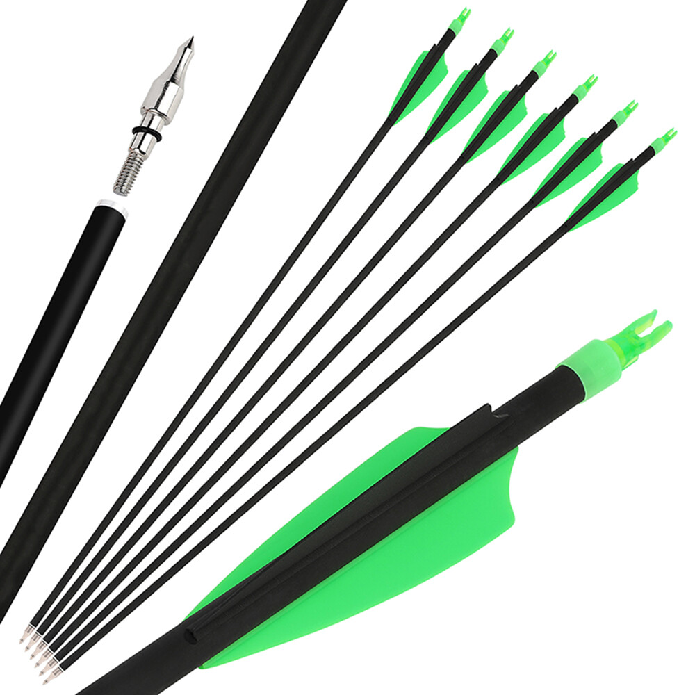 30" 500 Spine Carbon Arrows Target & Hunting