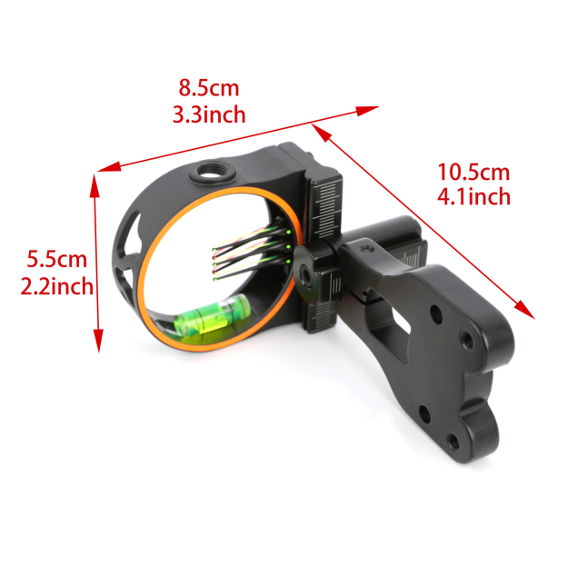 5-Pin Compound Bow Sight Entry-Level Hunting & Target Shooting