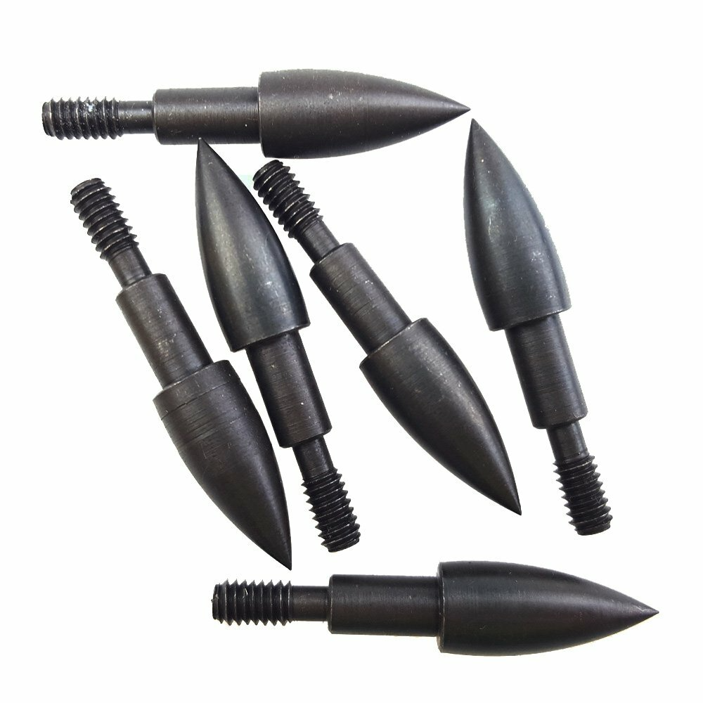 Archery Points Screw-In Target Tips for Practice 60 65 75 100 grain
