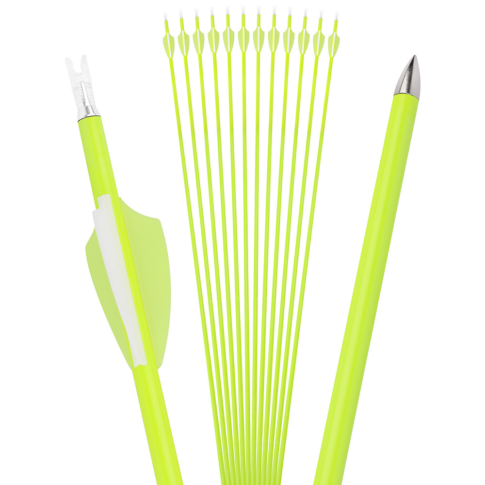 30" 1500 Spine Carbon Arrows Youth & Beginner Training Arrows