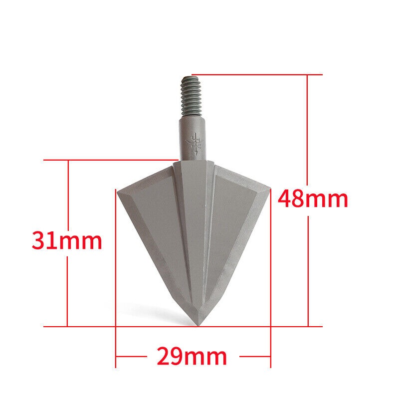 Hunting Arrowheads 150gr Blade Broadhead Archery Screw Points 