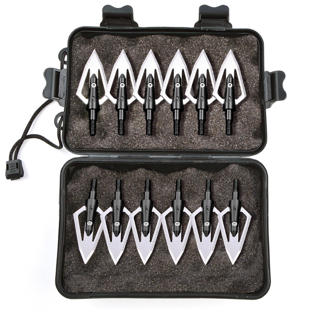 Stainless Steel Broadhead Arrowheads 110 Grain Hunting Points