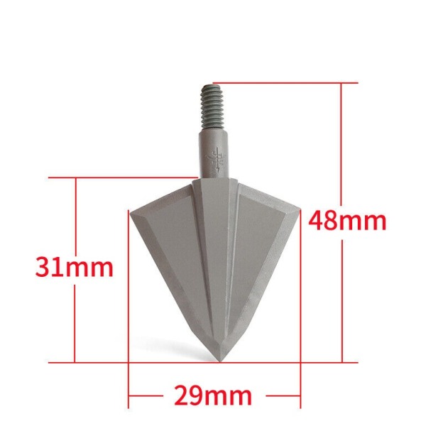 Hunting Arrowheads 150gr Blade Broadhead Archery Screw Points 