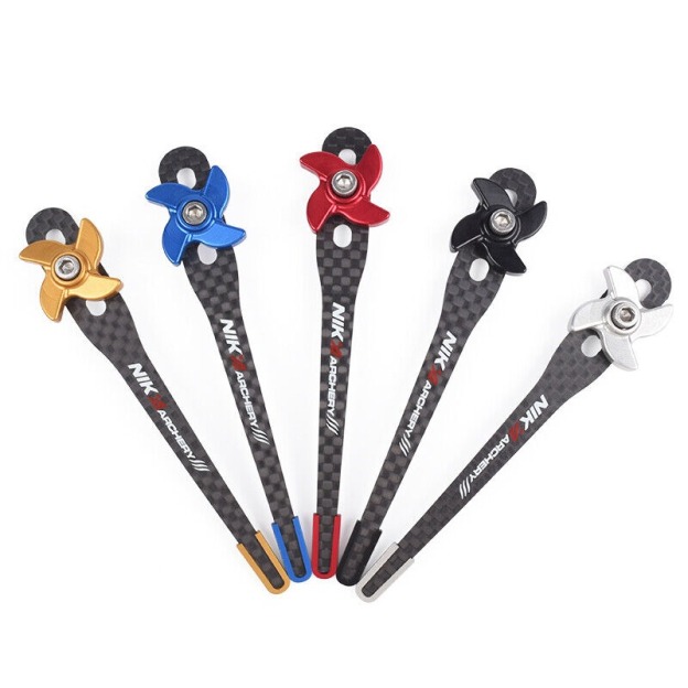 NIKA Archery Recurve Bow Clicker Carbon Signal Adjustable Target