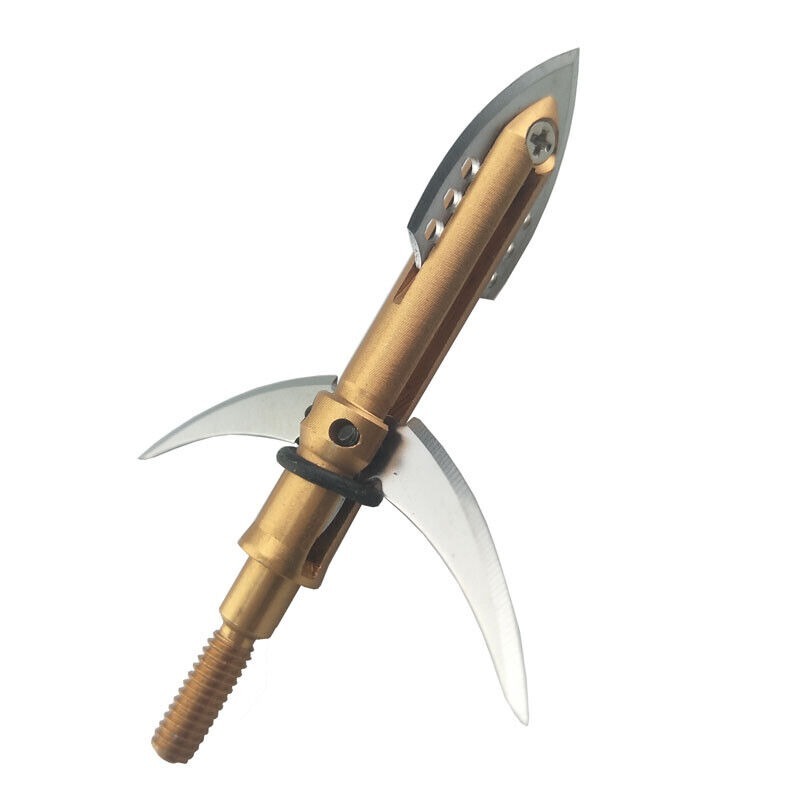 Archery Blade Arrowheads Broadheads 100gr Bow Fishing Hunting