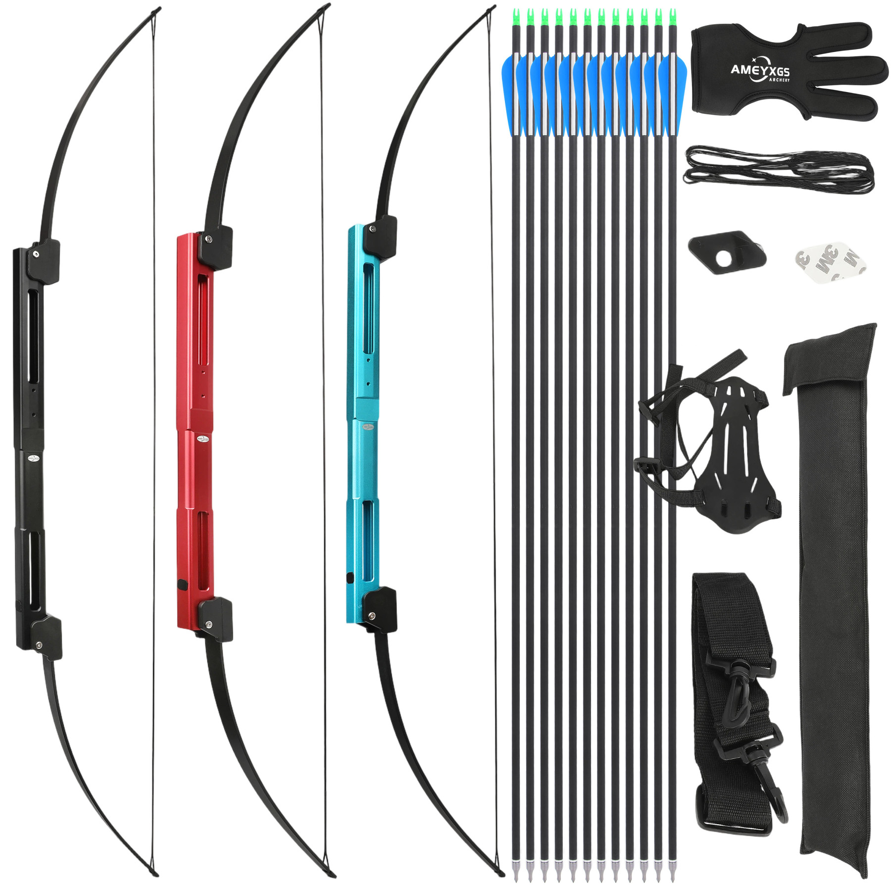 Archery Tactical Folding Bow 35-40lbs 24" Folded CNC Aluminum LH RH