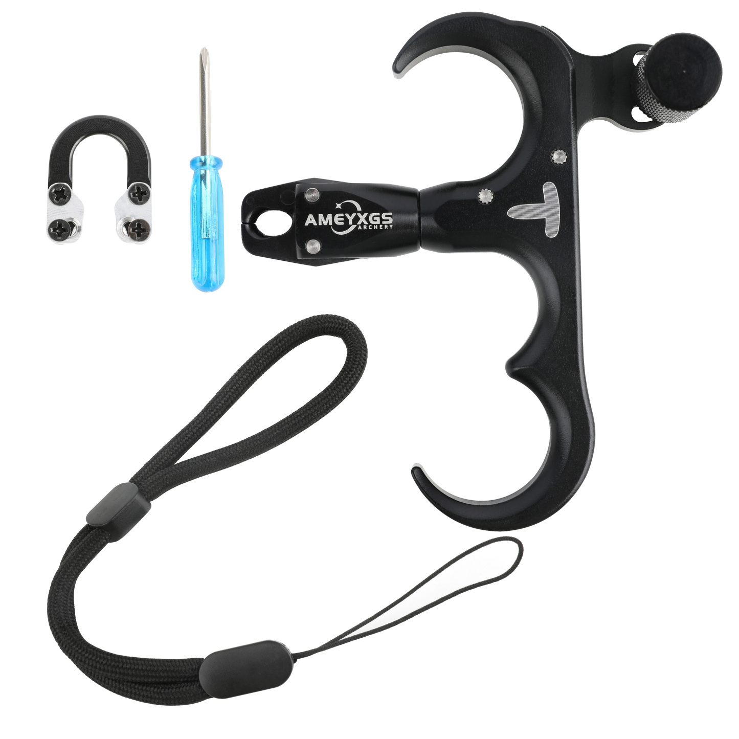 Compound Bow Thumb Release Aids 3 Finger Trigger Archery RH LH