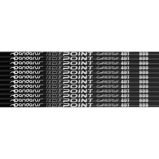 PANDARUS ICEPOINT 40T Pure Carbon Arrows .003" 3.2mm Competition