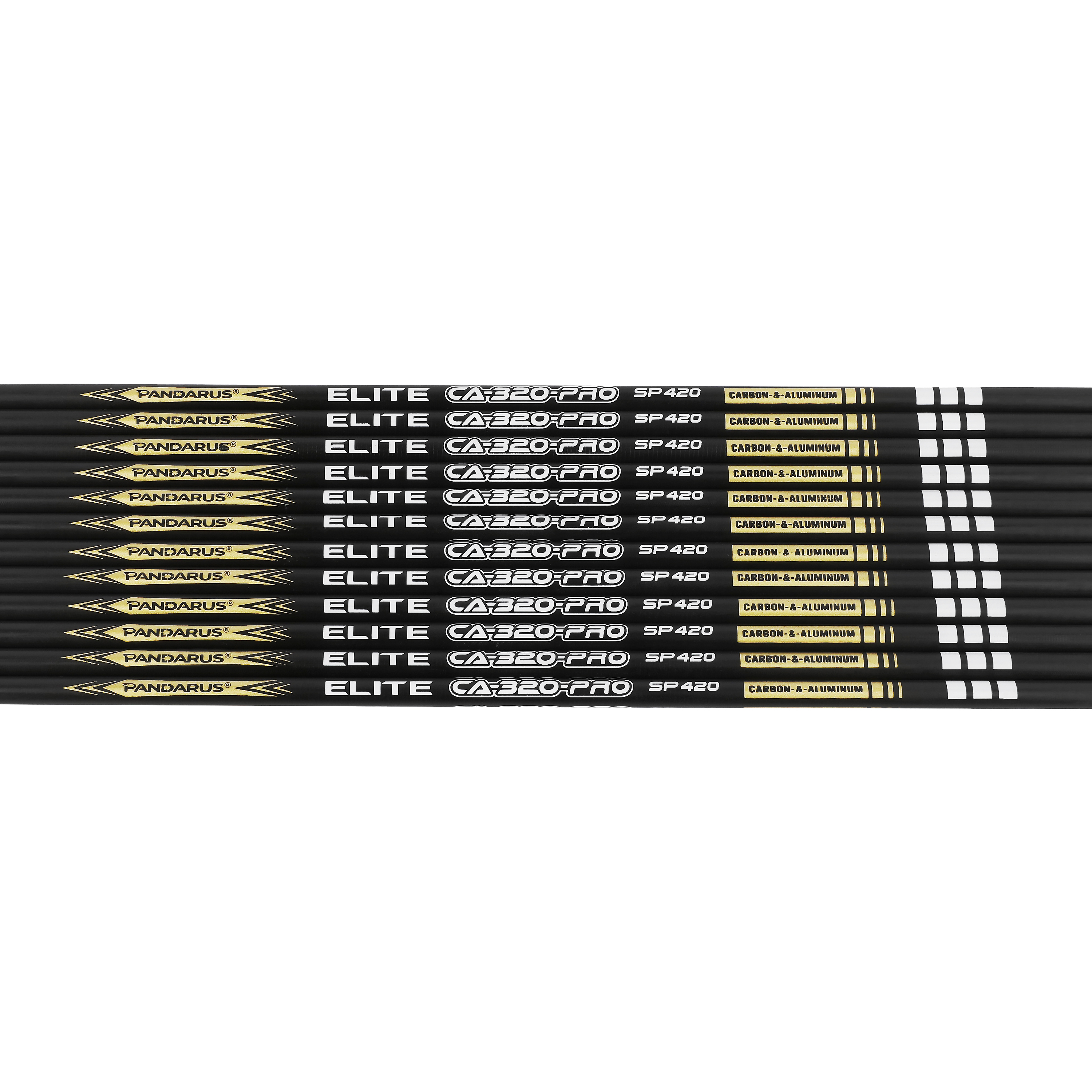PANDARUS ELITE CA-320 Pro Carbon Aluminum Arrow .001" ID3.2mm Tapered