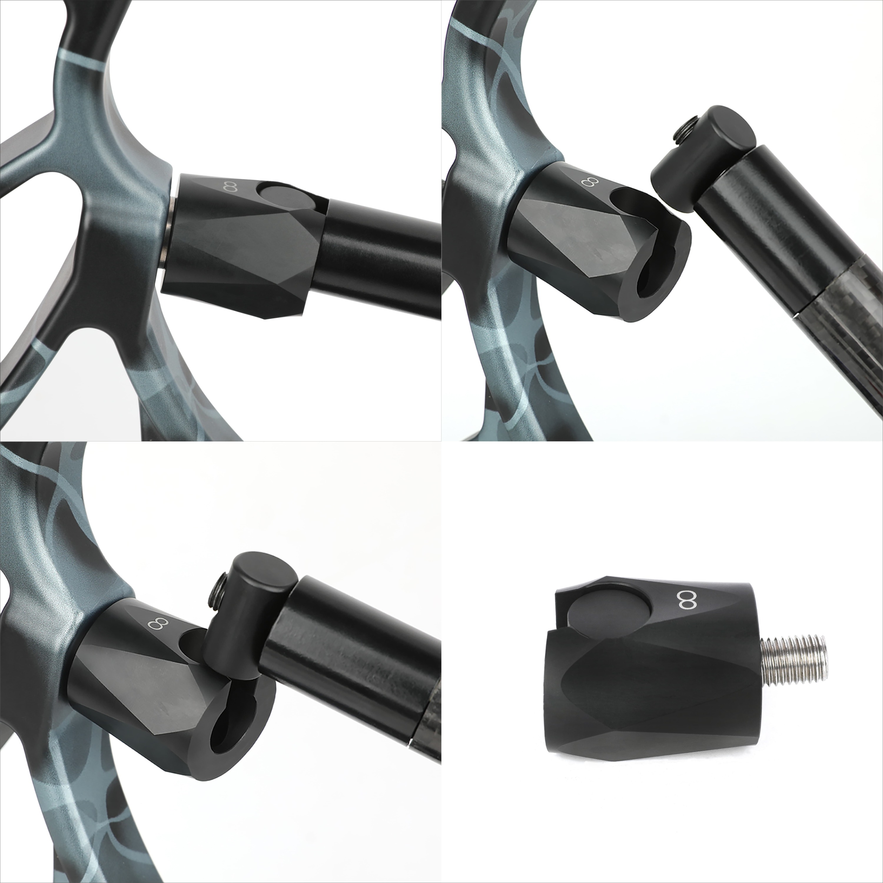 Stabilizer Quick Disconnect 5°/8°/10° Alloy Adapter