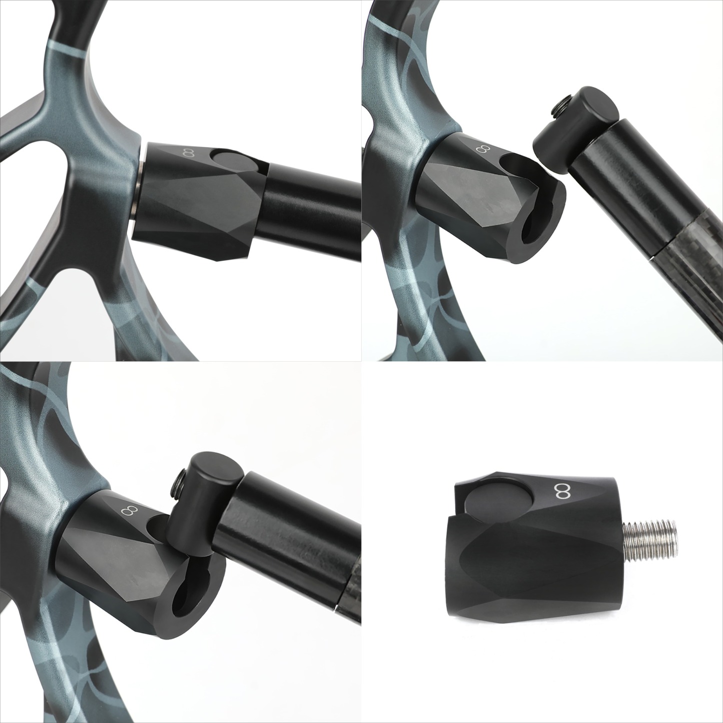 Stabilizer Quick Disconnect 5°/8°/10° Alloy Adapter