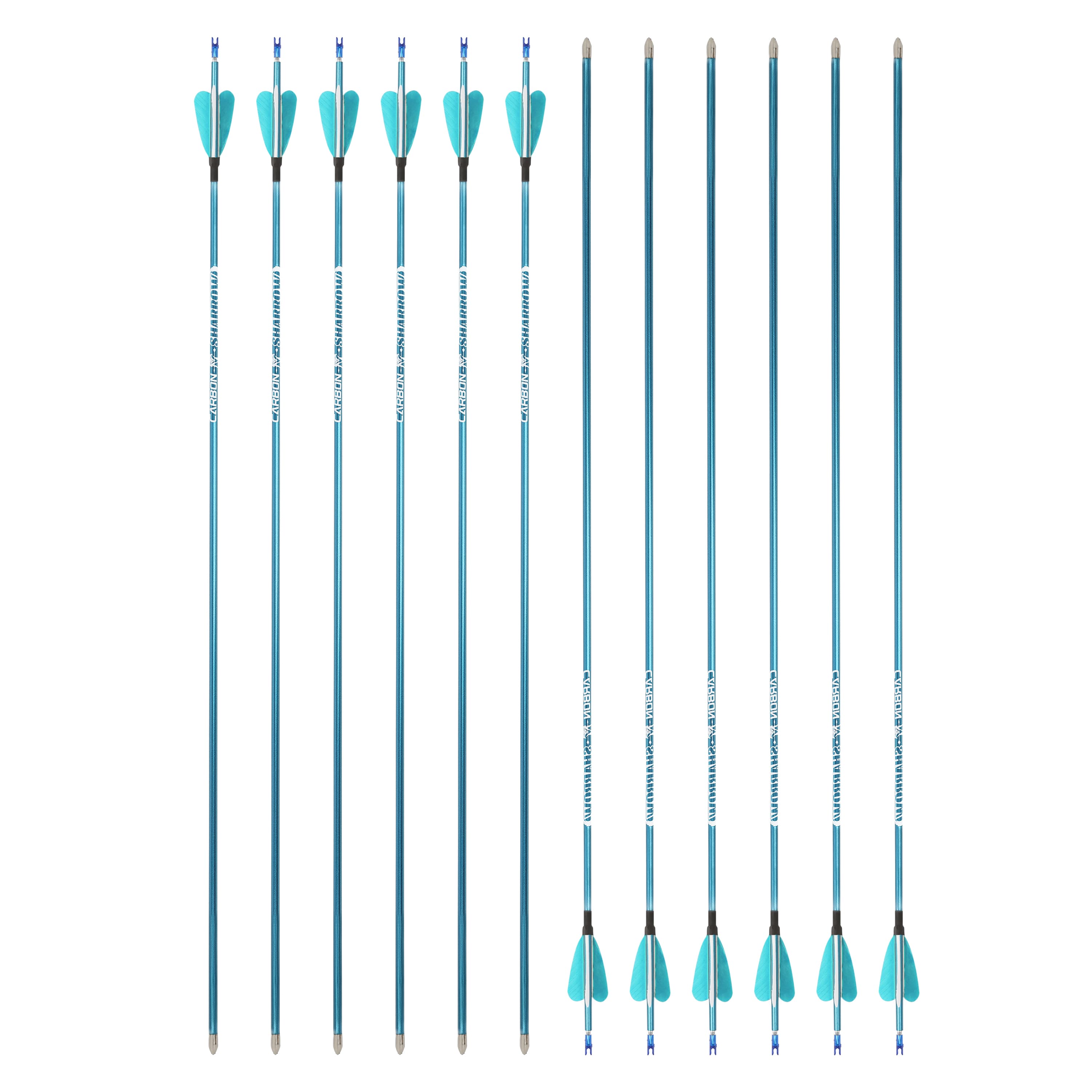 Target Arrows Pure Carbon 400-1000 Spine ±0.006" Turkey Feather 