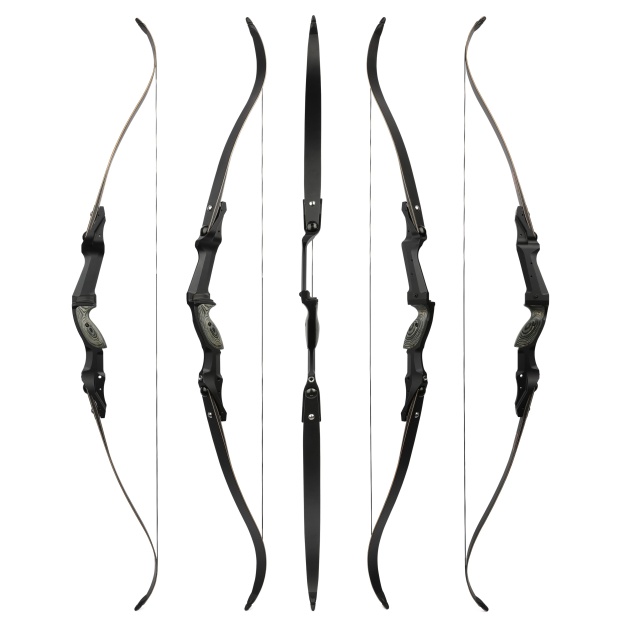 Junxing F261ILF Hunting Recurve Bow Set 30-60lbs LH RH PHAROX 