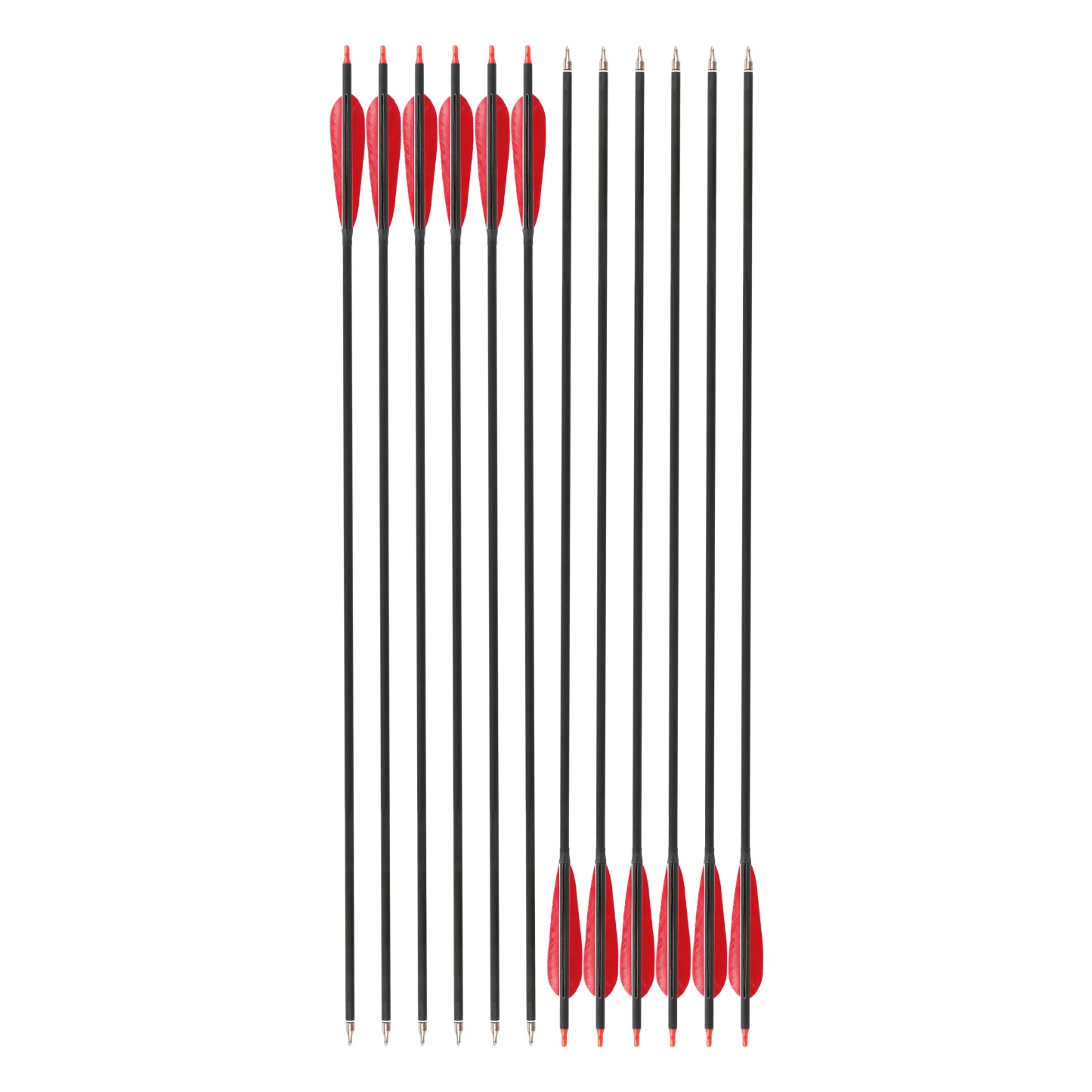  35" Carbon Arrows 500-Spine with Turkey Feathers Hunting