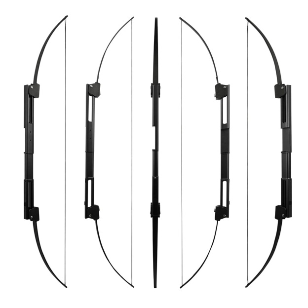 Portable 58" Folding Recurve Bow 35lbs for Outdoor Hunting