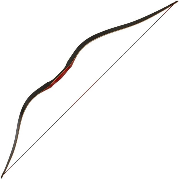 60'' One Piece Traditional Recurve Bow Hunting Longbow 20-60lbs LH RH 