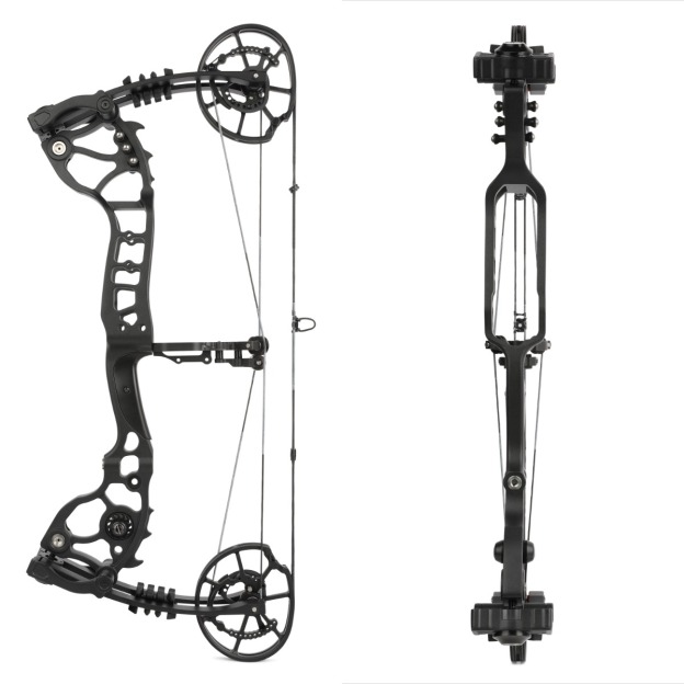 Dual-Use Compound Bow Hunting Bowfishing Steel Ball Arrow RH LH
