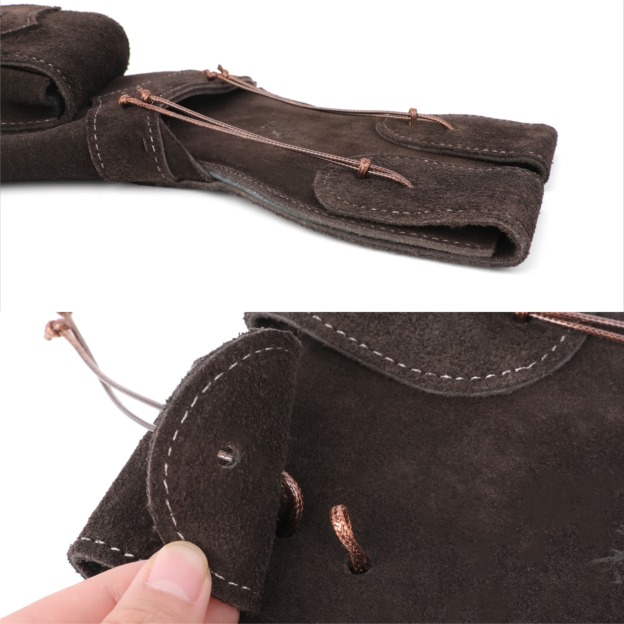 Leather Field Quiver Cowhide Arrow Holder for Traditional Archers