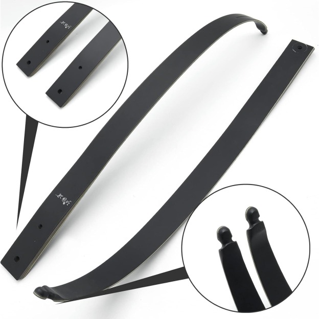 Black Hunter Recurve Bow and Arrow Set Adult Beginner Hunting LH RH