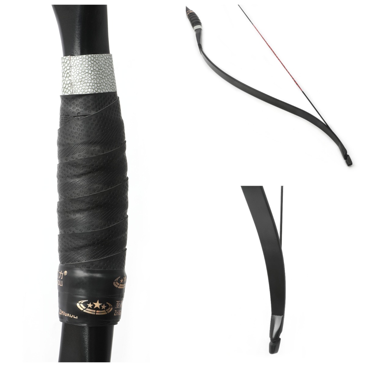 Archery Traditional Bow Longbow 50 inch 30-50lbs