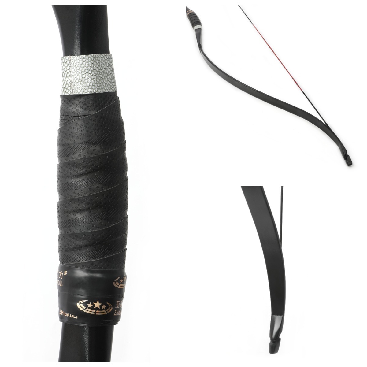 Archery Traditional Bow Longbow 50 inch 30-50lbs