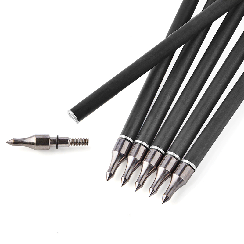 Pure Carbon Fletched Arrows Hunting SP250-600 6.2mm 31"