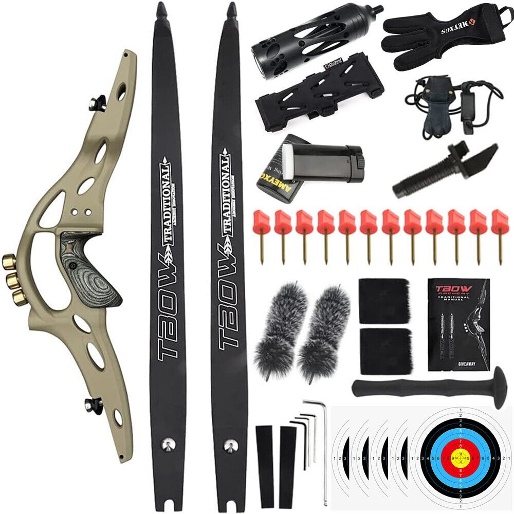 TBOW ILF Recurve Bow American Hunting Bow 62" 30-60lbs