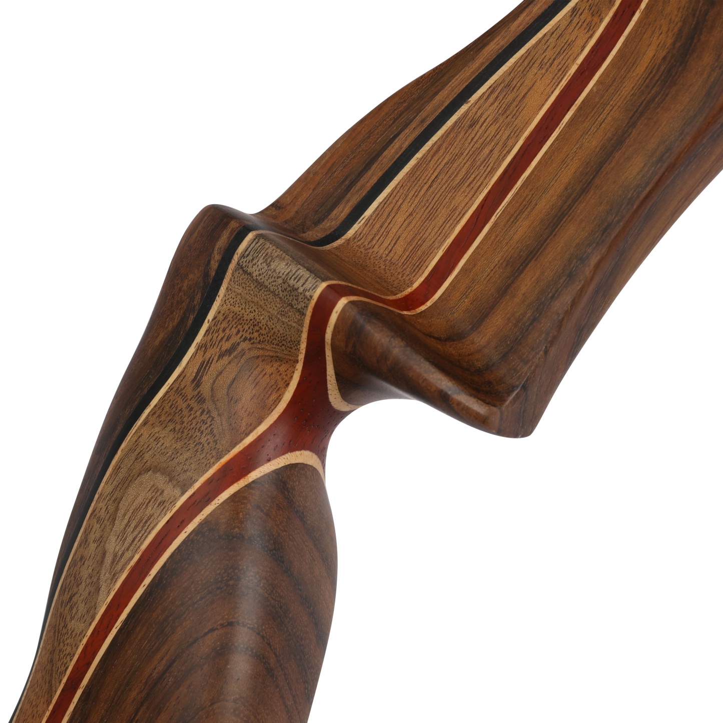 ILF Recurve Bow Riser 17" Ebony Wood