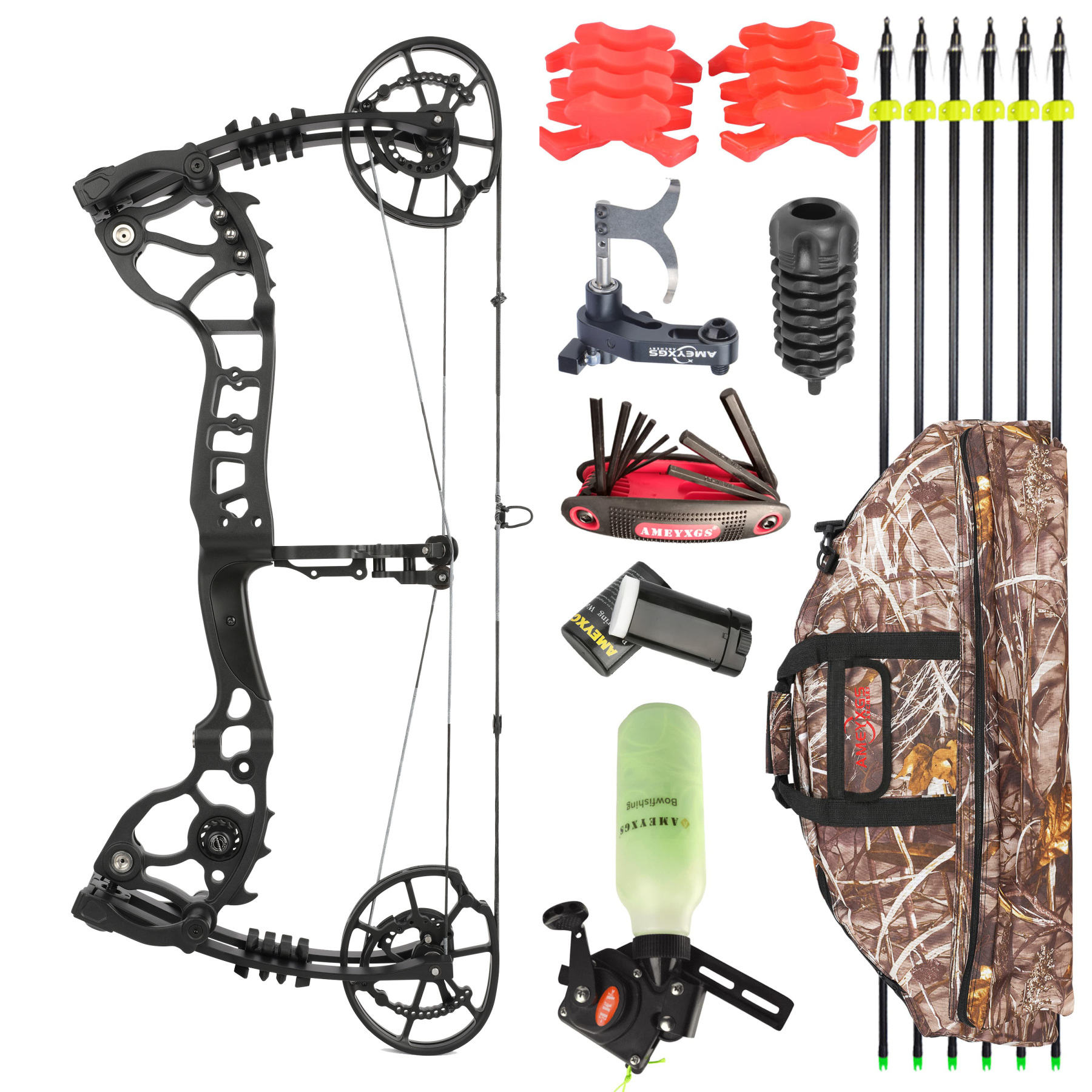 JUNXING Compound Bow 20-70lbs Archery Hunting Shooting