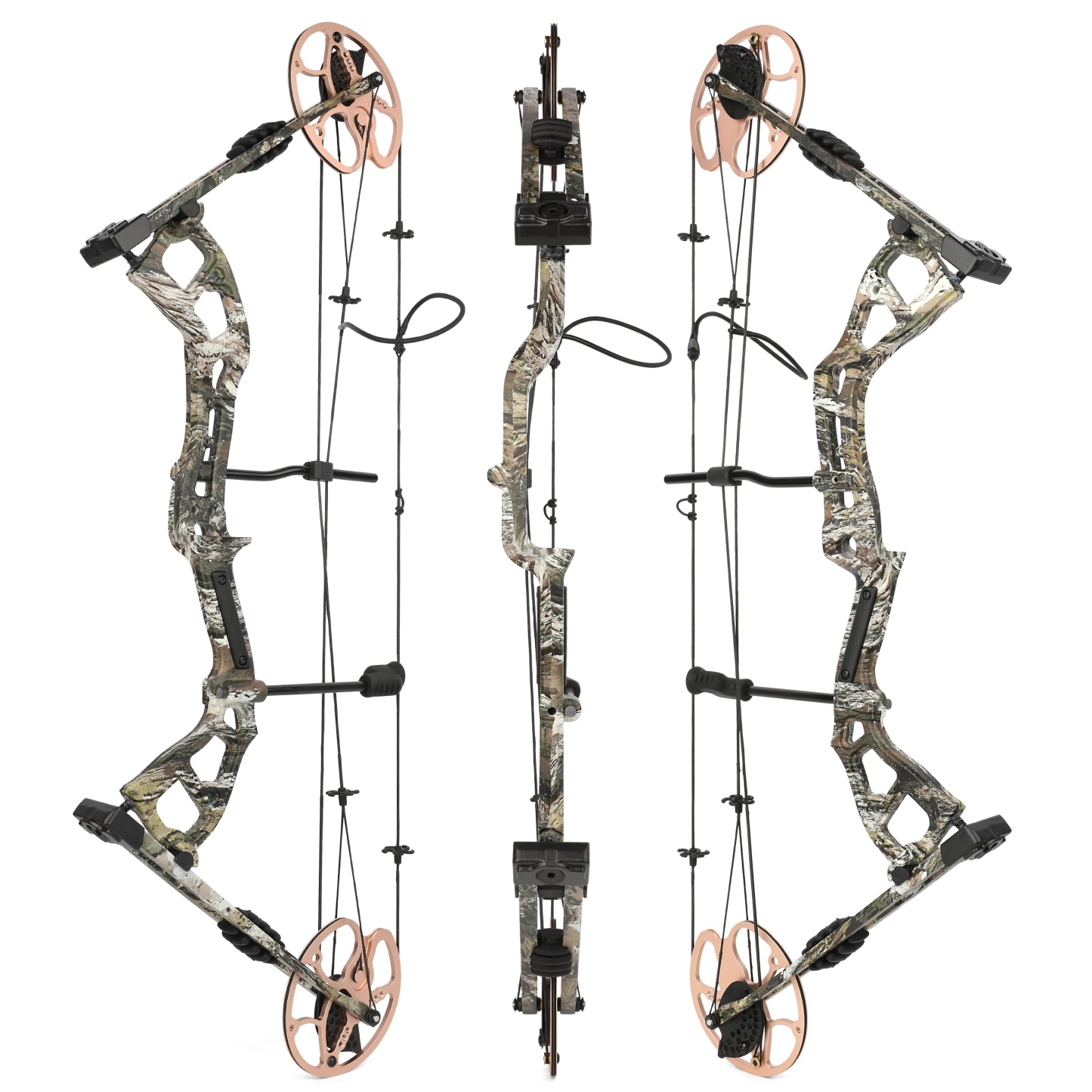 JUNXING M193 Compound Bow Adjustable Hunting Fishing Bow 0-70lbs